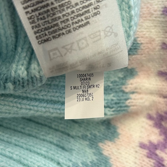 Janie & Jack Fair Isle Sweater Toddler Girls 2T Wool Blend - Picture 5 of 9